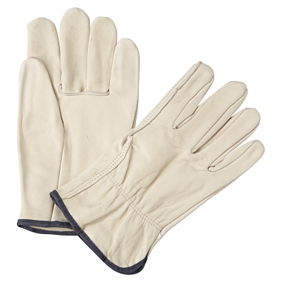 ANCHOR 6120XL LEATHER DRIVERS GLOVES ELASTIC BK